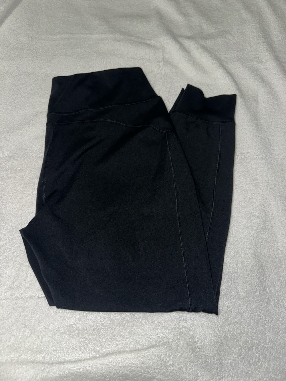 90 Degree By Reflex Black Girls' High-Waist Performance Leggings